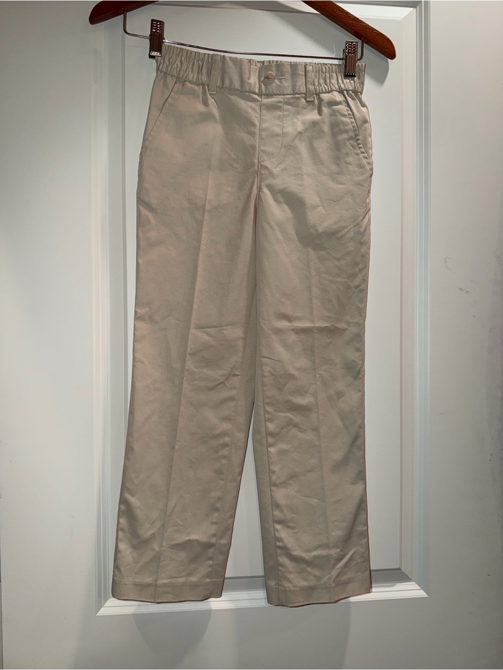 Cat & Jack Men's Straight-Leg Chinos - Cream/Tan